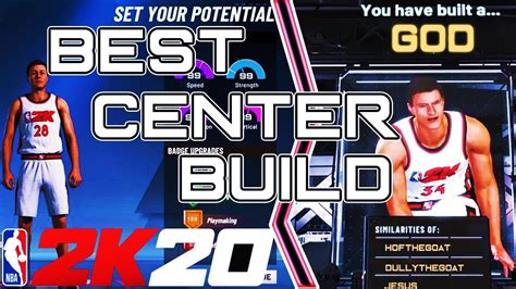 Nba K Best Center Build Badges Attributes Pie Chart Myplayer