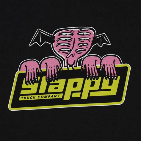 Slappy Curb Creeper T Shirt Black Tactics