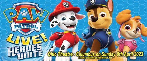 Paw Patrol Live Tickets | 9th April | Ohio Theatre in Columbus, Ohio