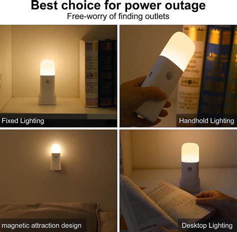 Creweel Rechargeable Motion Sensor Night Light Battery Operated