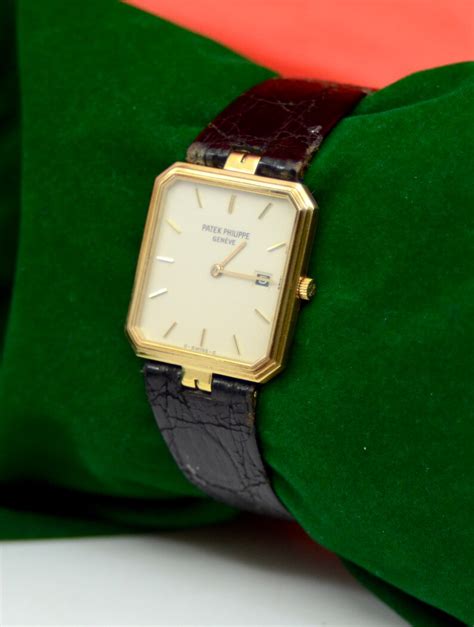 Patek Philippe Geneve 18k Yellow Gold Watch Wdate Ref 3773 Etsy