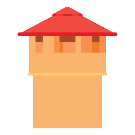 Ancient Fort Tower Icon Cartoon Style 15042196 Vector Art At Vecteezy