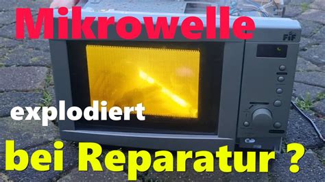 Mikrowelle Defekt Reparatur Funktioniert Nicht Mehr Heizt Nicht Mehr