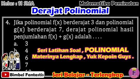 Derajat Polinomial Seri Belajar No K S Mp B Uk