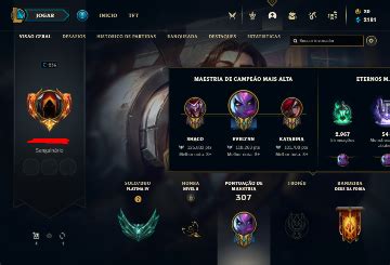 Conta Lol Platina Iv League Of Legends Contas Ggmax