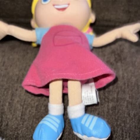 Disney Little Einsteins Talking Annie Doll Plush Vinyl Head Blonde Pink