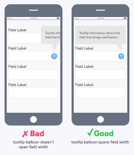 How To Display Tooltips On Mobile Forms