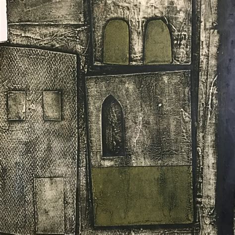 John Ross Architectural Collagraph Chairish