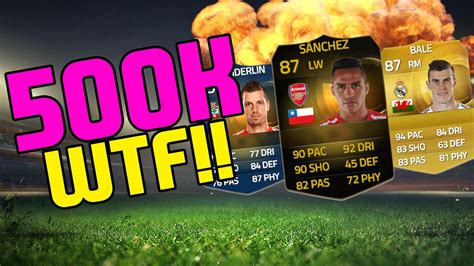 FIFA 15 THE BEST 500K TEAM EVER Feat SIF SANCHEZ BALE 2 TOTS