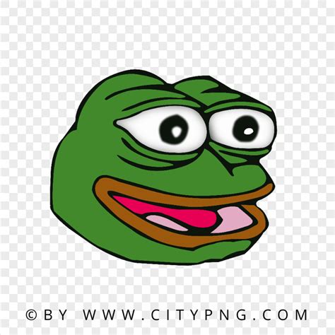 HD Pepe The Frog Smiling Happy Face PNG | Citypng