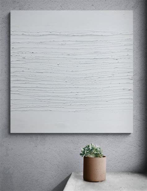 Textured Minimalist Canvas Art Custom Art Home Decor - Etsy