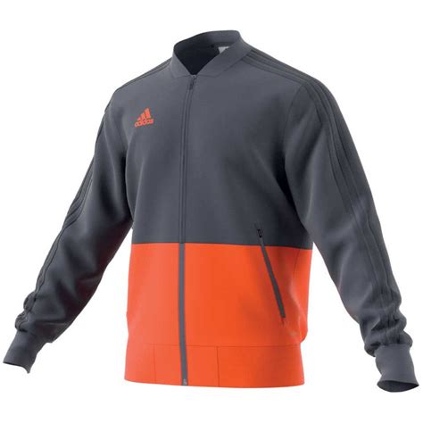 Adidas Kinder Pr Sentationsjacke Condivo Cf Onix Orange