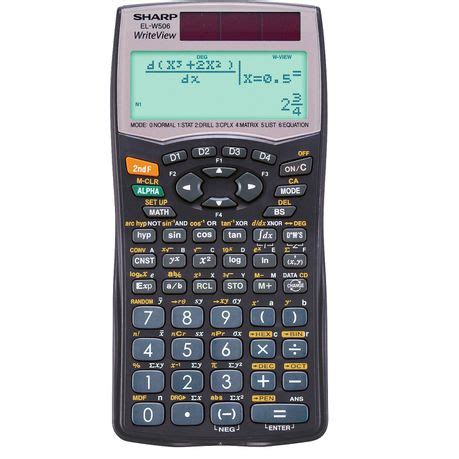 Sharp EL 531WH Scientific Calculator Get Sharp Be Sharp Get Sharp