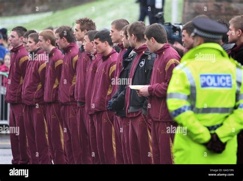 Phil Odonnell Funeral Stock Photo Alamy