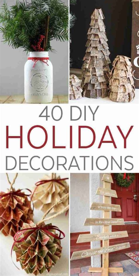 Top 40 Easy DIY Holiday Decorations For Christmas - Seeing Dandy