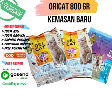 Jual Makanan Kucing Ori Cat Food Anak Dewasa Adult Kitten Oricat 800gr