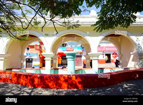 San Antonio Aguas Calientes Guatemala Cerca 2023 Street View Of The