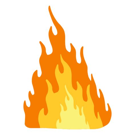 Blazing Fire Cartoon PNG & SVG Design For T-Shirts