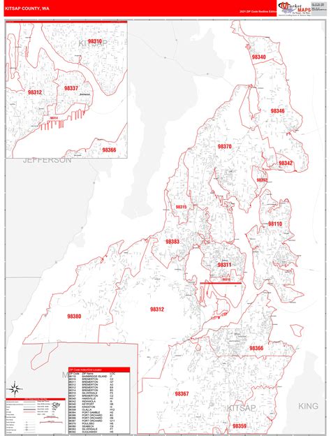 Kitsap County Zip Codes Map at Valentine Yan blog
