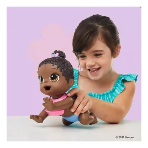 Boneca Baby Alive Hora Da Papinha Negra Hasbro F Frete Gr Tis