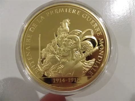 MÉDAILLE CENTENAIRE DE La Première Guerre Mondiale Début de la guerre