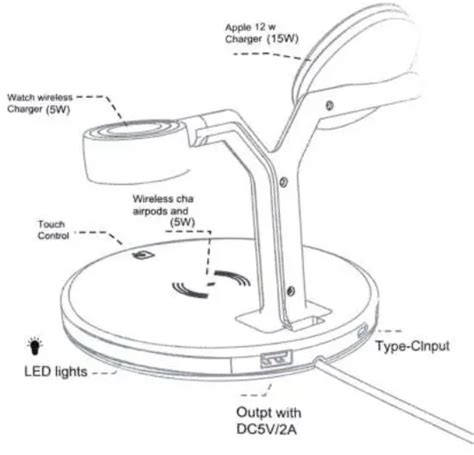 Belkin L1 3 In 1 Wireless Charging Station Dock User Manual