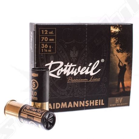 Rottweil Waidmannsheil HV Cal 12 36gr