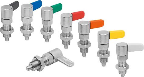 KIPP Cam Action Indexing Plungers Stainless Steel With Internal Guide