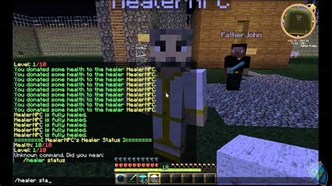 Minecraft Bukkit Server Plugin Citizens Healer By