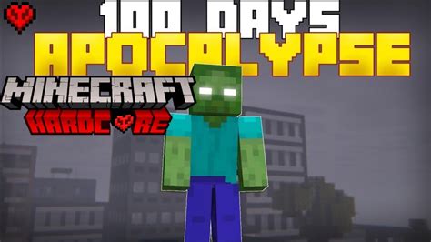 I Survive 100 days in Minecraft Zombieapainted world - YouTube