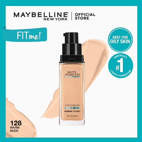 Maybelline Fit Me Matte Poreless Liquid Foundation 30 Ml With Pump Shopee Philippines