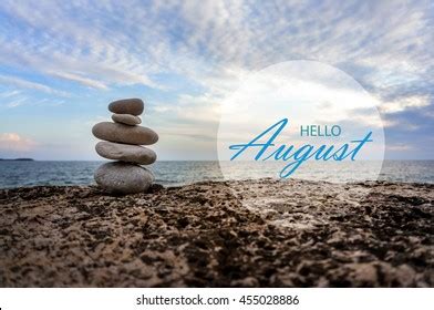 Hello August Photos And Images Shutterstock