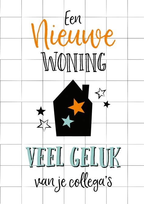 Een Nieuwe Woning Veel Geluk Van Je Collega S Snelwenskaart Nl