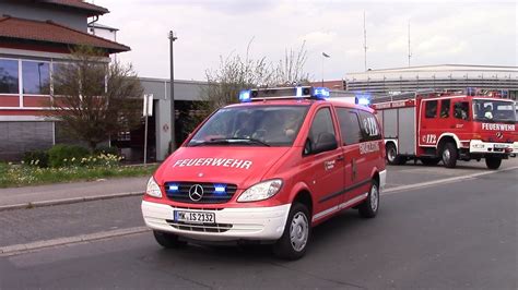 Reserve Hlf L Schzug Berufsfeuerwehr Iserlohn Youtube