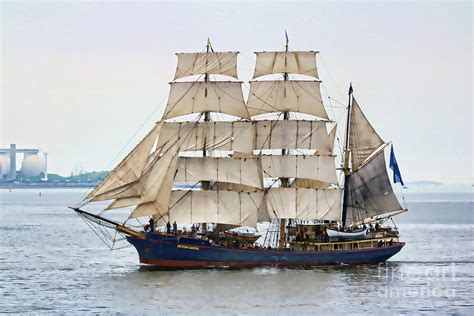 Boston Tall Ship Picton Castle Photograph By Jim Beckwith Fine