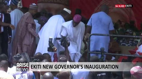 Ekiti State Biodun Oyebanji Sworn In As Governor Arise News