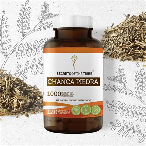 Secrets Of The Tribe Chanca Piedra Capsules Mg Organic Chanca