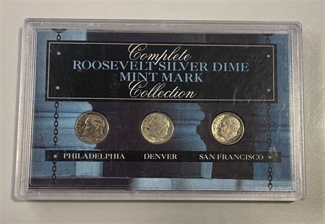 Complete Roosevelt silver Dime Mint Mark Collection 1964-P | Etsy