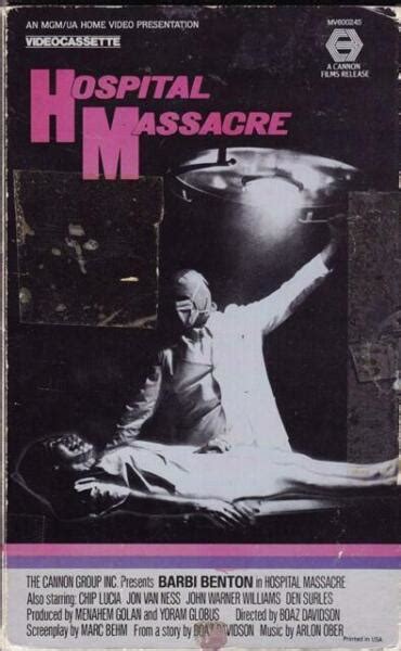 Hospital Massacre Vhs For Sale Online Ebay