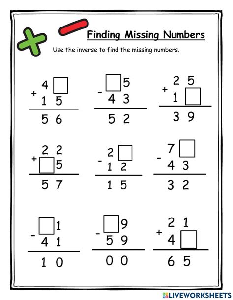 Free Missing Numbers Addition Worksheet Download Free Missing Numbers Addition Worksheet Png