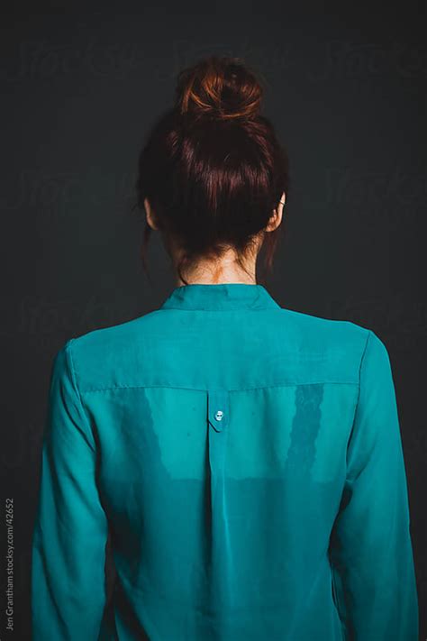 Redheaded Woman Facing Away From The Camera By Jen Grantham Woman Redhead Stocksy United