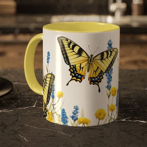 Butterfly Coffee Mug Etsy