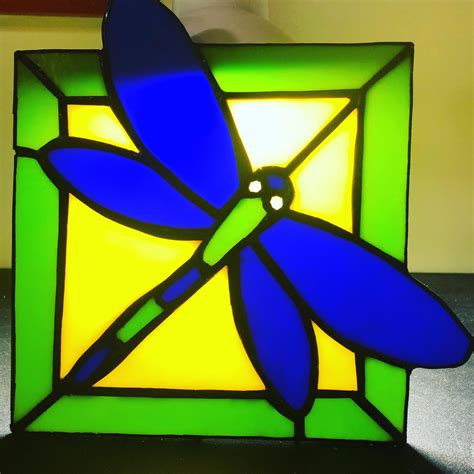 Just Started Stained Glass This Year Heres My Dragonfly Rstainedglass