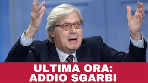 Sgarbi Sottosegretario Il Drammatico Addio E Le Lettere Anonime Youtube