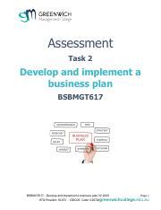 Assessment Task Bsbmgt Pdf Assessment Task Develop And