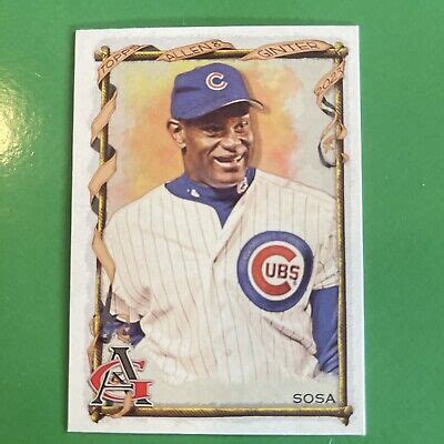 Topps Allen Ginter Sammy Sosa High Number Sp Chicago Cubs