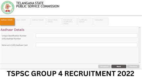 Tspsc Group Iv Recruitment Tspsc Gov In Group Notification Pdf