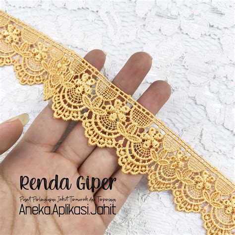 jual  meter renda hoky renda gyper renda prada renda giper