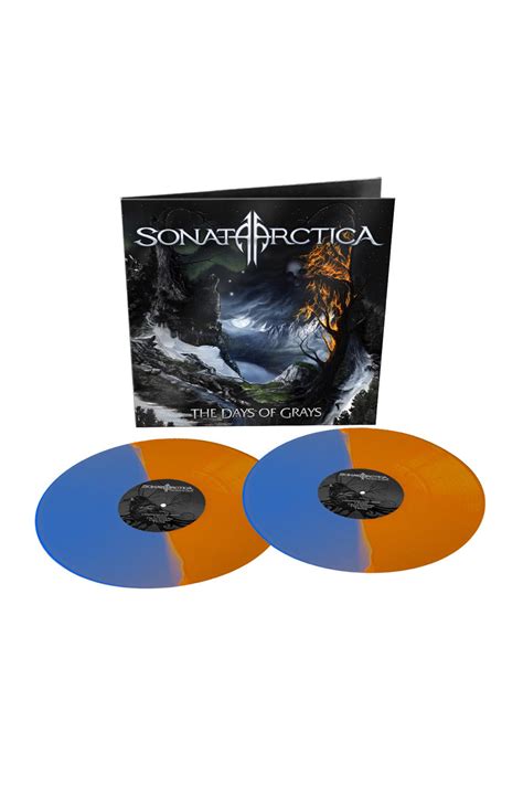 Sonata Arctica The Days Of Grays Blueorange Bi Colored Vinyl Import