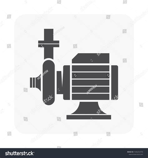 Centrifugal Pump Vector Icon Powered By Stock Vector Royalty Free